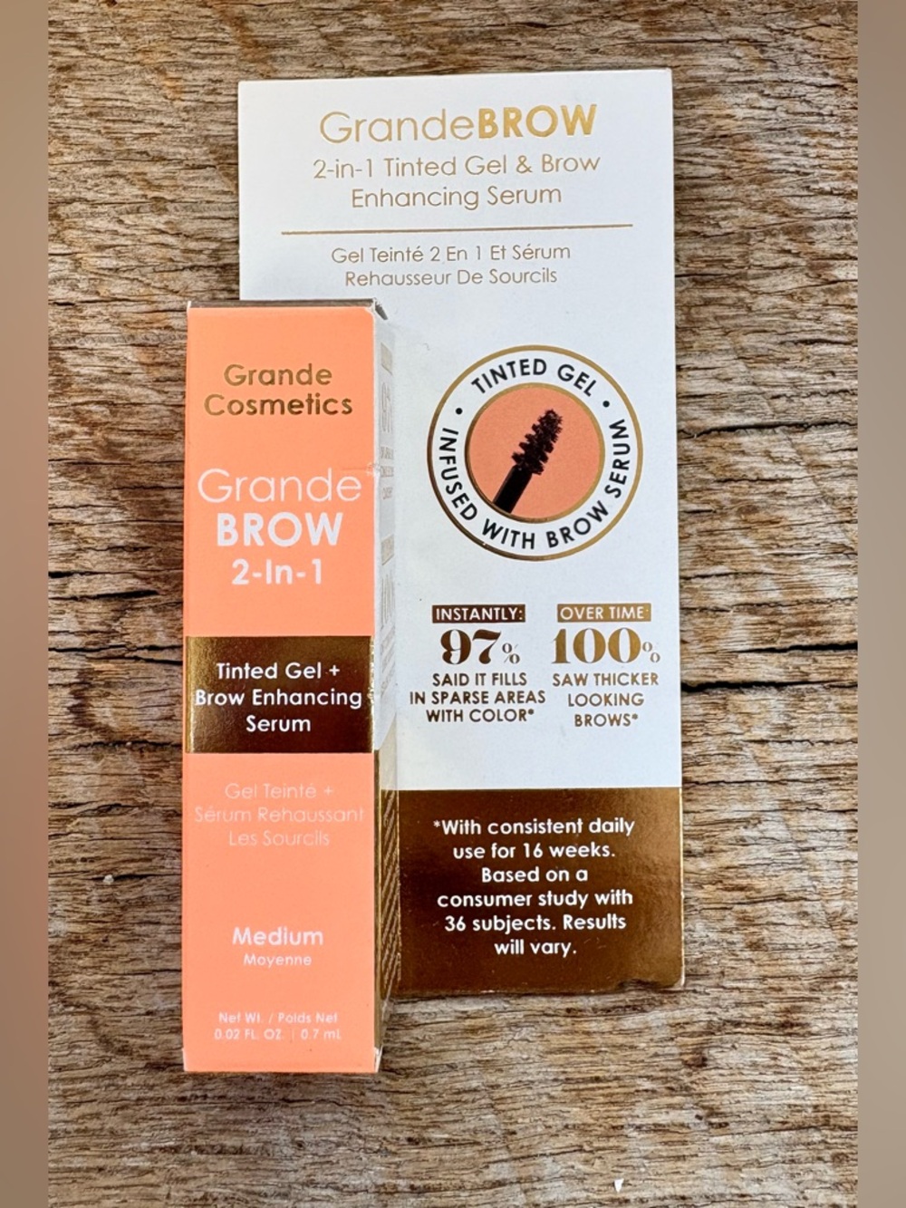 ☀️5/25 ☀️ GrandeBROW 2-in-1 Tinted Gel & Brow Enhancing Serum